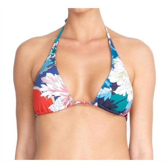 NEW JOHNNY WAS marritt string bikini top in multi - Picture 1 of 2